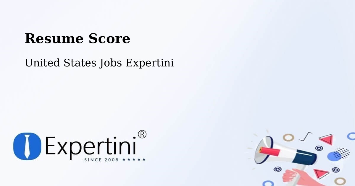 Resume Score & Job Description Match Tool – Yreka - United States Jobs Expertini